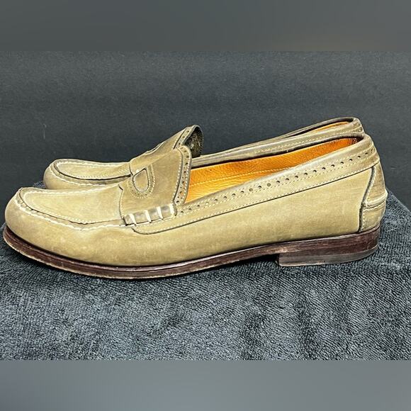 Rare Hobson’s Custom Grade Leather Handmade Loafers Size 12 MADE IN ITALY main image 9